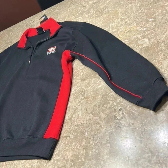 Y2K DICKIES Fleece quarter zip sweater.Facom,performance,outdoorsy,sporty,retro - Picture 9 of 15